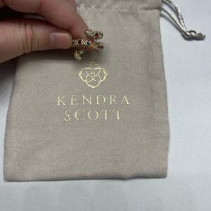 Kendra Scott Beck Gold and Multicolor Wrap Ring Size 6